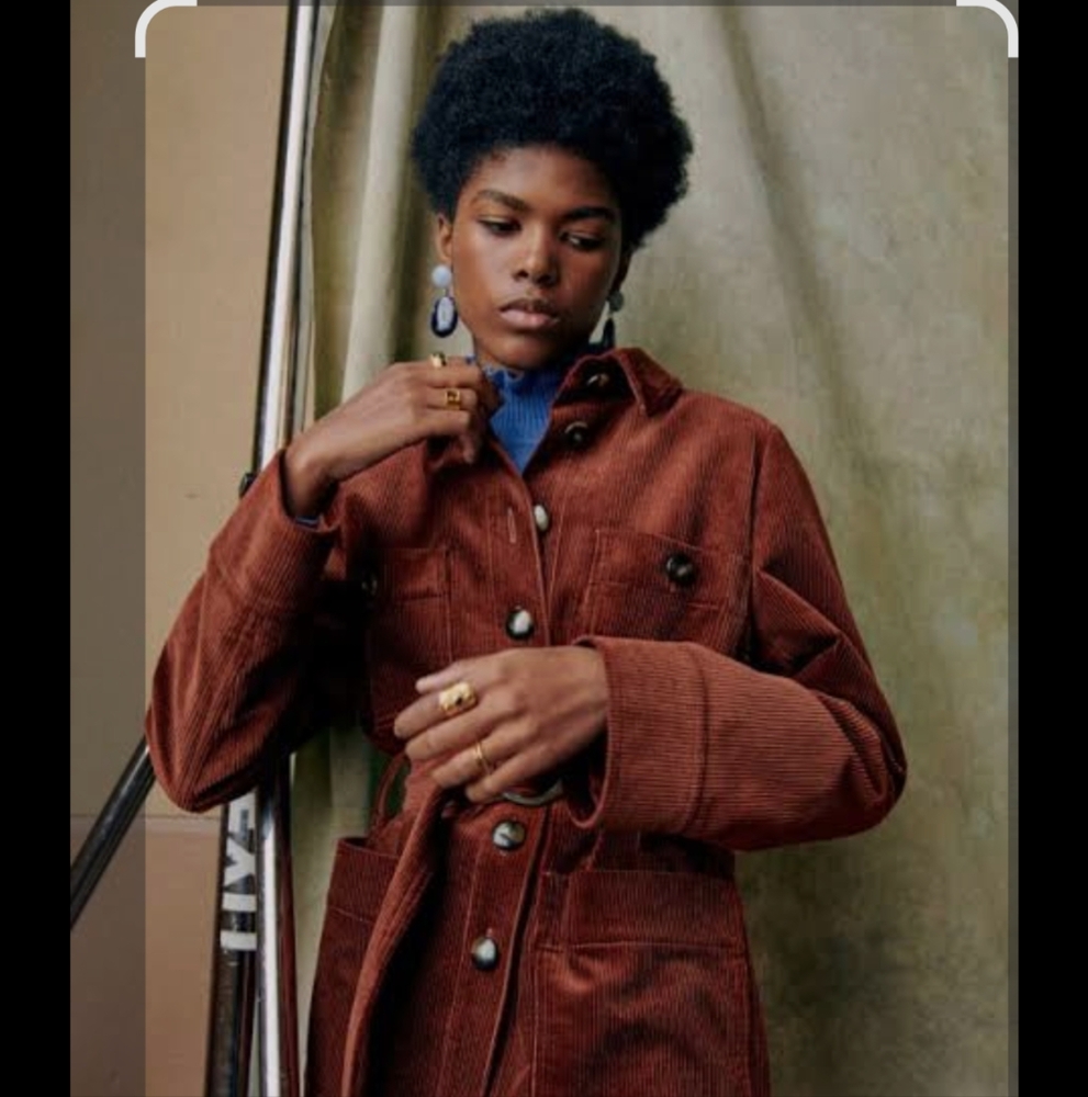 Sezane Madenn Jacket Terracotta - Size 6